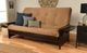 Kodiak Furniture Phoenix Suede Peat/Espresso Queen Futon with Mattress-2