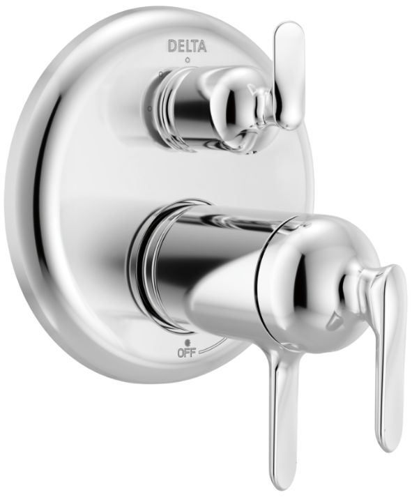 Delta Bonacci™ 17T Series Lumicoat® Chrome 3-Setting Integrated Diverter Trim-0