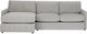Kevin Charles® Noah 2-Piece Maguire Platinum Left-Arm Facing Sectional and Chaise-1