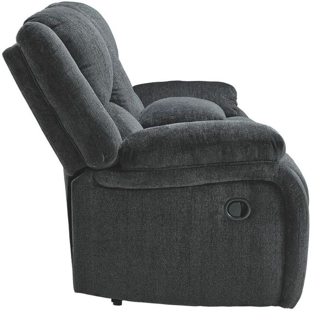 Signature Design by Ashley® Draycoll Slate Reclining Loveseat-3