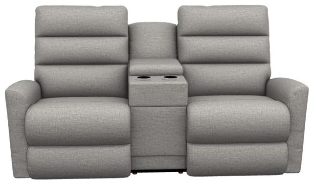 La-Z-Boy® Liam Twilight Power Wall Reclining Loveseat with Console and Headrest-1