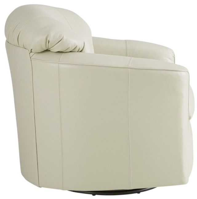 Craftmaster® Customizable CM Leather Swivel Glider Chair-2
