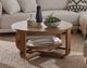 Parker House® Escape Glazed Natural Oak Round Cocktail Table-1