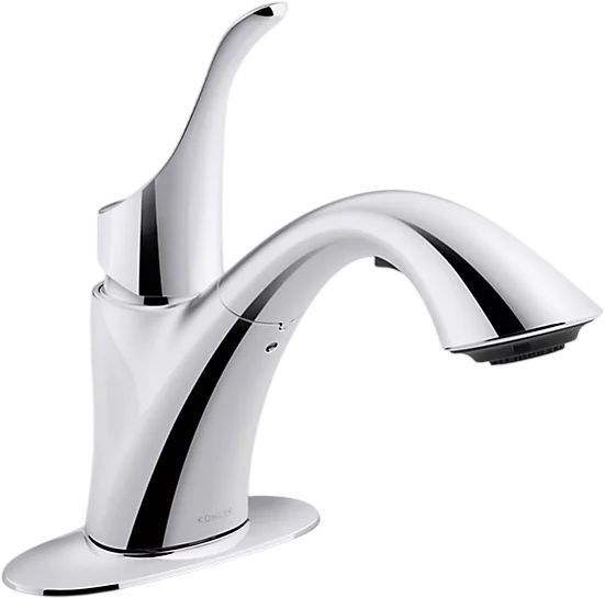 KOHLER® Simplice® Polished Chrome Laundry and Utility Sink Faucet with 2-Function Sprayhead-0