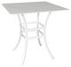 CabanaCoast® Customizable Monaco Stone 42" Outdoor Square Bar Table-3