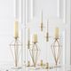 K & K Interiors Set of 3 Ivory Wax luminara Slim Indoor Pillar Candles with Remote-1