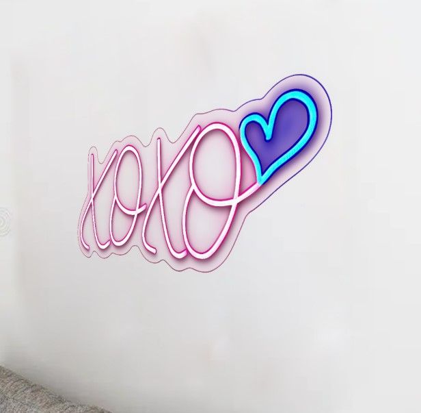 Classy Living Enlightened XOXO Neon Sign-3