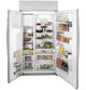 GE Profile™ 42" 24.5 Cu. Ft. Stainless Steel Built-In Side-by-Side Refrigerator-3