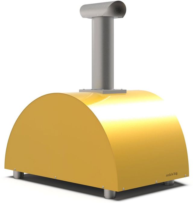 Alfa Moderno 2 Pizze 38" Fire Yellow Wood Pizza Oven-4