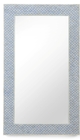 Chelsea House Blue/Cream Elgon Mirror-0