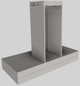 Vent-A-Hood® 42" Stainless Steel Duct Free Wall Mounted Range Hood-4