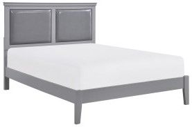 Mazin Furniture Seabright Gray Eastern King Bed-1