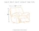 Signature Design by Ashley® Bladen Coffee Rocker Recliner-4