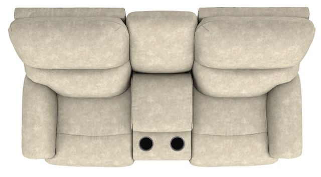 La-Z-Boy® Trouper Stucco Manual Reclining Loveseat with Console-4