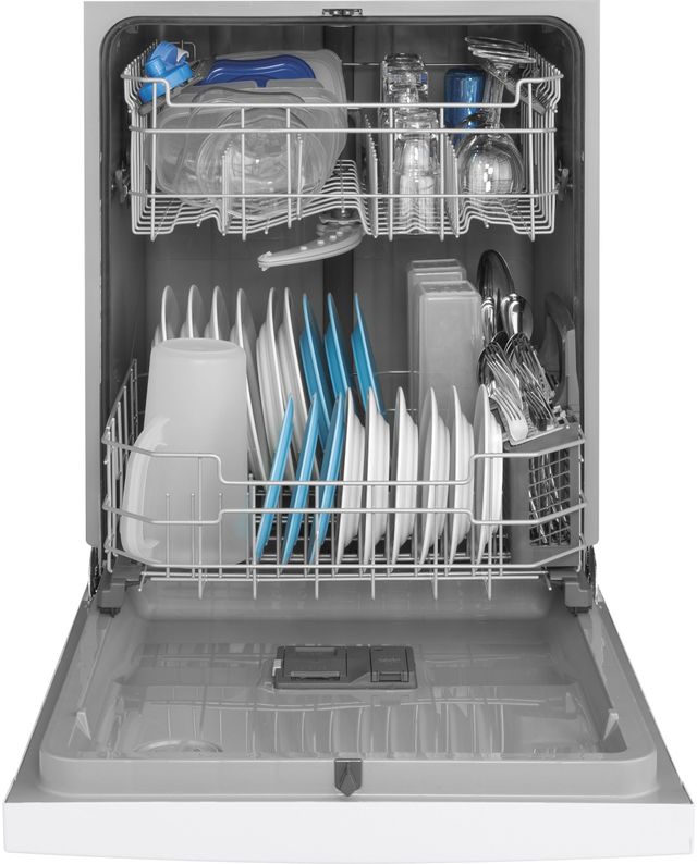GE® 24" Built In Dishwasher-White-2