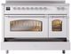 Ilve® Nostalgie II Series 48" White Pro Style Induction Range-4