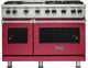 Viking® 5 Series 48" Valentine Pro Style Liquid Propane Gas Range with Griddle-0