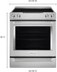 KitchenAid® 30" Stainless Steel Slide-In Electric Range-2