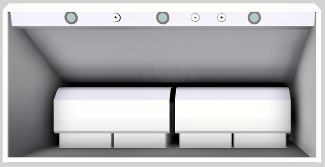 Vent-A-Hood® 48" White Wall Mount Range Hood-3