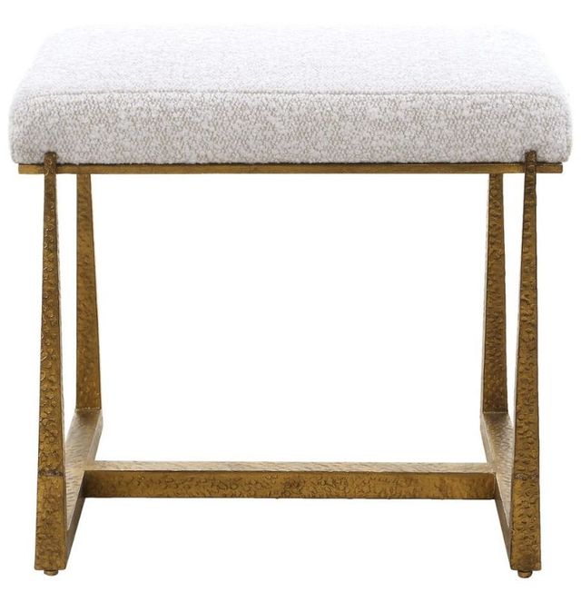 Uttermost® Midas Antique Gold Small Bench-4
