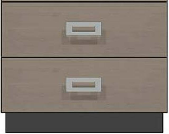 Country View Woodworking Customizable American Modern 28'' 5-Drawer Chest-1