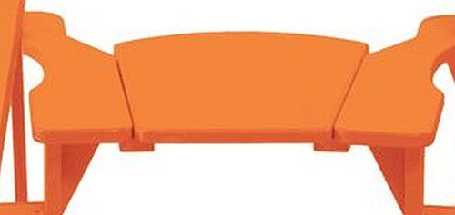 C.R. Plastics Orange Arm Table-1
