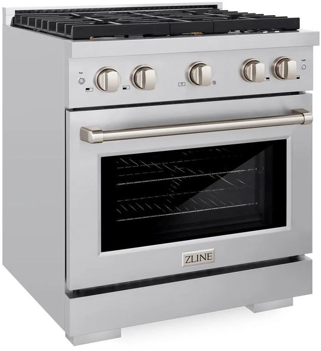 ZLINE Paramount 30" Stainless Steel Pro Style Dual Fuel Range-3