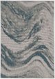 KAS Rugs Provo Gray/Teal Strokes 5'x8' Area Rug-0