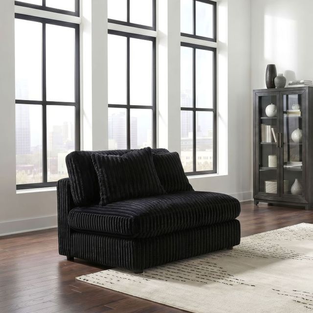 Coaster® Blaine Black Upholstered Armless Chair-0