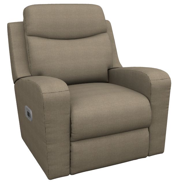 La-Z-Boy® Emmons Brindle Power Wall Recliner with Headrest and Lumbar-0