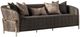 Michael Amini® Lisbon Gold/Onyx Sofa-0