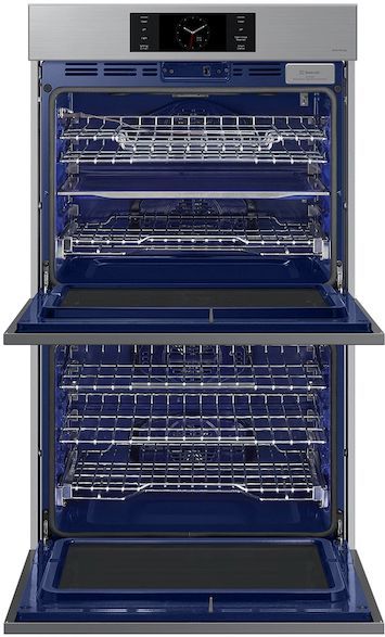 Samsung Bespoke 30" Stainless Steel Double Electric Wall Oven-3