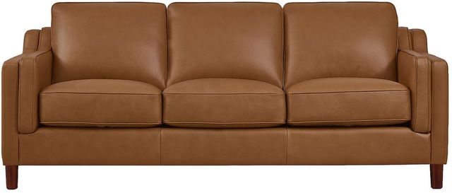 Aurora Furniture Bella Cognac Stationary Sofa-0