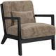 Elements International Marina Brushed Espresso/Langley Cocoa Accent Chair-0