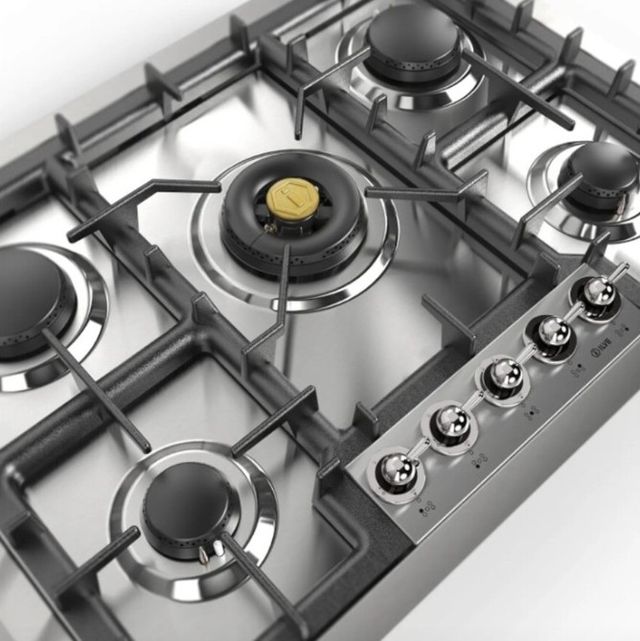 Ilve Nostalgie II 30” Stainless Steel Gas Cooktop with 5 Burners-3