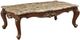 ACME Furniture Shalisa Multi-Tone Brown Marble Top Coffee Table and Walnut Base-0