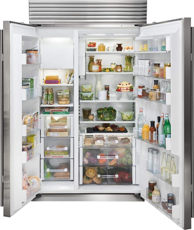 Sub-Zero® 28.2 Cu. Ft. Panel Ready Built In Side By Side Refrigerator-2