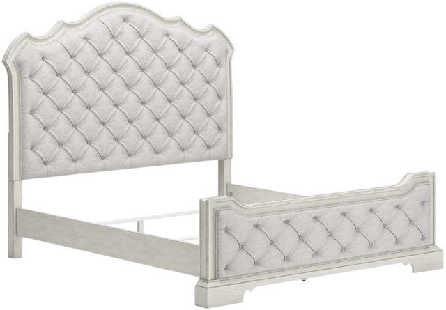 Signature Design by Ashley® Arlendyne Antique White King Upholstered Bed-1