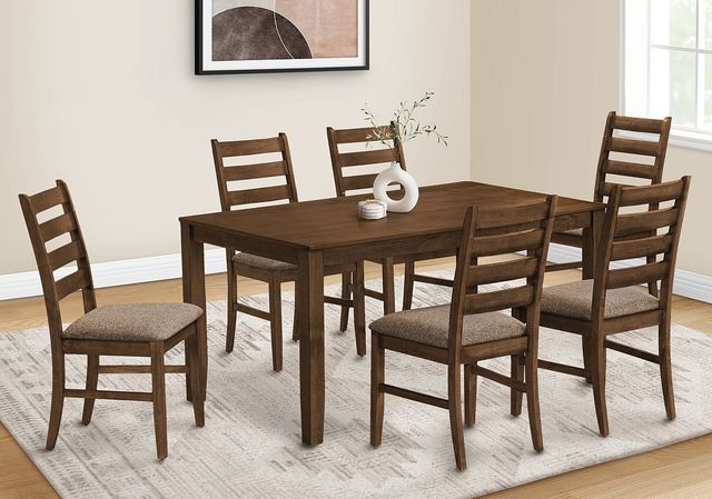 Monarch Specialties Inc. Antique Cherry 60" Rectangular Dining Table-1