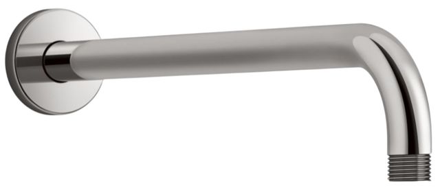 KOHLER® Statement® Vibrant Titanium 15.5" Wall-Mount Single-Function Rainhead Arm and Flange-0