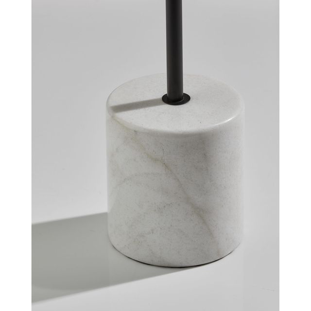 Adesso® Sadie Black And White Floor Lamp-1