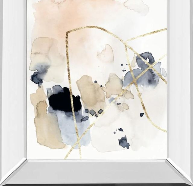 Classy Art Syncopate II by Victoria Barnes Mirror Framed Wall Art-1
