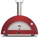 Alfa Moderno 3 Pizze 43" Ruby Red Wood Pizza Oven-0