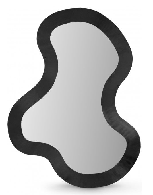 Meridian Furniture Oblique Matte Black Accent Mirror-0
