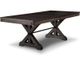 Handstone Customizable Rafters Maple 48x108 Solid Top Trestle Table-0