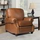 BarcaLounger® Longhorn Chaps Saddle Leather Manual Recliner-1