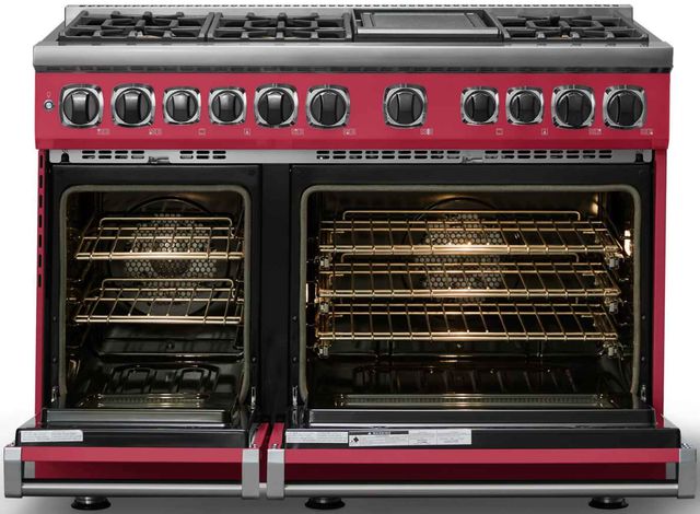 Viking® 7 Series 48" Valentine Pro Style Dual Fuel Range-1