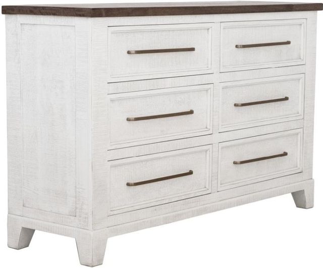 International Furniture Direct Stoa White Dresser-0