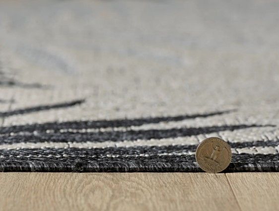 KAS Rugs Provo Gray Palms 5'x8' Area Rug-3