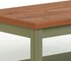 Legends Home Vineyard Sage Green Coffee Table with Fruitwood Top -3